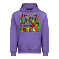 Tulip I paused my game to celebrate Juneteenth Urban Hoodie - Zillion Design Studio