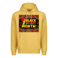 Antique Gold Black History Month Premium Hoodie - Zillion Design Studio