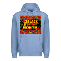 Colony Blue Black History Month Premium Hoodie - Zillion Design Studio