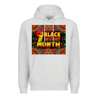 Dove Grey Black History Month Premium Hoodie - Zillion Design Studio