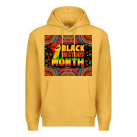 Mustard Black History Month Premium Hoodie - Zillion Design Studio