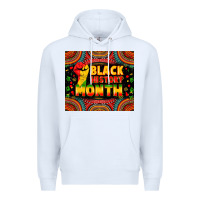 White Black History Month Premium Hoodie - Zillion Design Studio