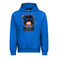 Cobalt cheer mom messy bun Urban Hoodie - texasbilliewilder