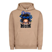 Cheer Mom Messy Bun Urban Hoodie | Teevron
