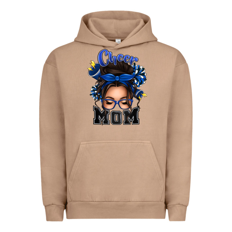 Cheer Mom Messy Bun Urban Hoodie by texasbilliewilder | Teevron