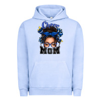 Pigment Grape Ice cheer mom messy bun Urban Hoodie - texasbilliewilder