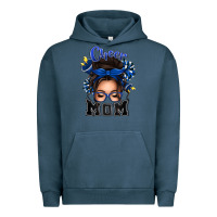 Pigment Midnight Navy cheer mom messy bun Urban Hoodie - texasbilliewilder