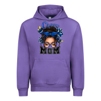 Tulip cheer mom messy bun Urban Hoodie - texasbilliewilder