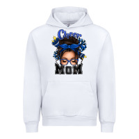 White cheer mom messy bun Urban Hoodie - texasbilliewilder