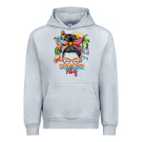 Heather Grey summer vibes messy bun Urban Hoodie - Zillion Design Studio