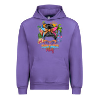 Tulip summer vibes messy bun Urban Hoodie - Zillion Design Studio