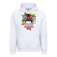 White summer vibes messy bun Urban Hoodie - Zillion Design Studio