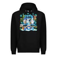 Black snowman gnome truck Premium Hoodie - texasbilliewilder