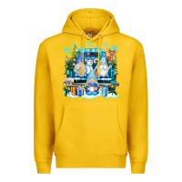 Lemon snowman gnome truck Premium Hoodie - texasbilliewilder
