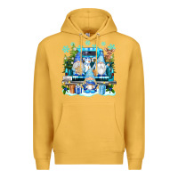 Mustard snowman gnome truck Premium Hoodie - texasbilliewilder