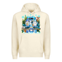 Sandshell snowman gnome truck Premium Hoodie - texasbilliewilder