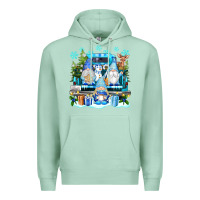 Seafoam snowman gnome truck Premium Hoodie - texasbilliewilder