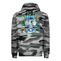 Slate Camo snowman gnome truck Premium Hoodie - texasbilliewilder
