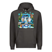 Smoke snowman gnome truck Premium Hoodie - texasbilliewilder