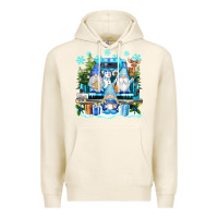 Tofu snowman gnome truck Premium Hoodie - texasbilliewilder