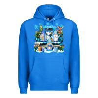 True Royal snowman gnome truck Premium Hoodie - texasbilliewilder
