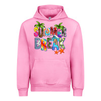 Fuchsia Pink summer break Urban Hoodie - Zillion Design Studio
