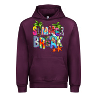 Mauve Wine summer break Urban Hoodie - Zillion Design Studio