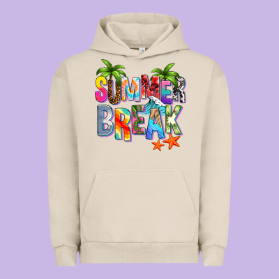 Summer Break Urban Hoodie Designed By Zillion Design Studio
