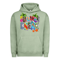 Pigment Oil Green summer break Urban Hoodie - Zillion Design Studio