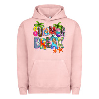 Pigment Salmon summer break Urban Hoodie - Zillion Design Studio