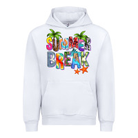 White summer break Urban Hoodie - Zillion Design Studio