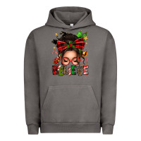 Pigment Tornado christmas believe afro messy bun Urban Hoodie - texasbilliewilder