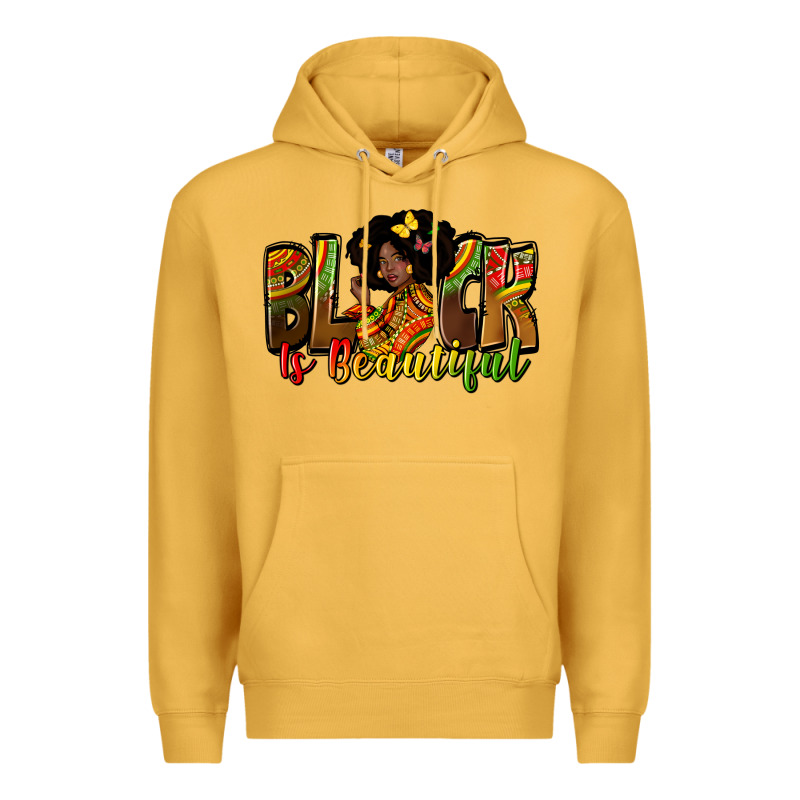 Black Is Beautiful Juneteenth Premium Hoodie by Zillion Design Studio | Teevron