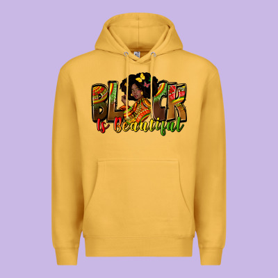 Black Is Beautiful Juneteenth Premium Hoodie Designed By Zillion Design Studio
