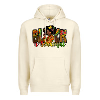 Sandshell Black is beautiful juneteenth Premium Hoodie - Zillion Design Studio