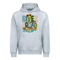Heather Grey river squad Urban Hoodie - Zillion Design Studio
