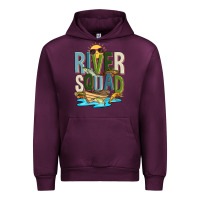 Mauve Wine river squad Urban Hoodie - Zillion Design Studio