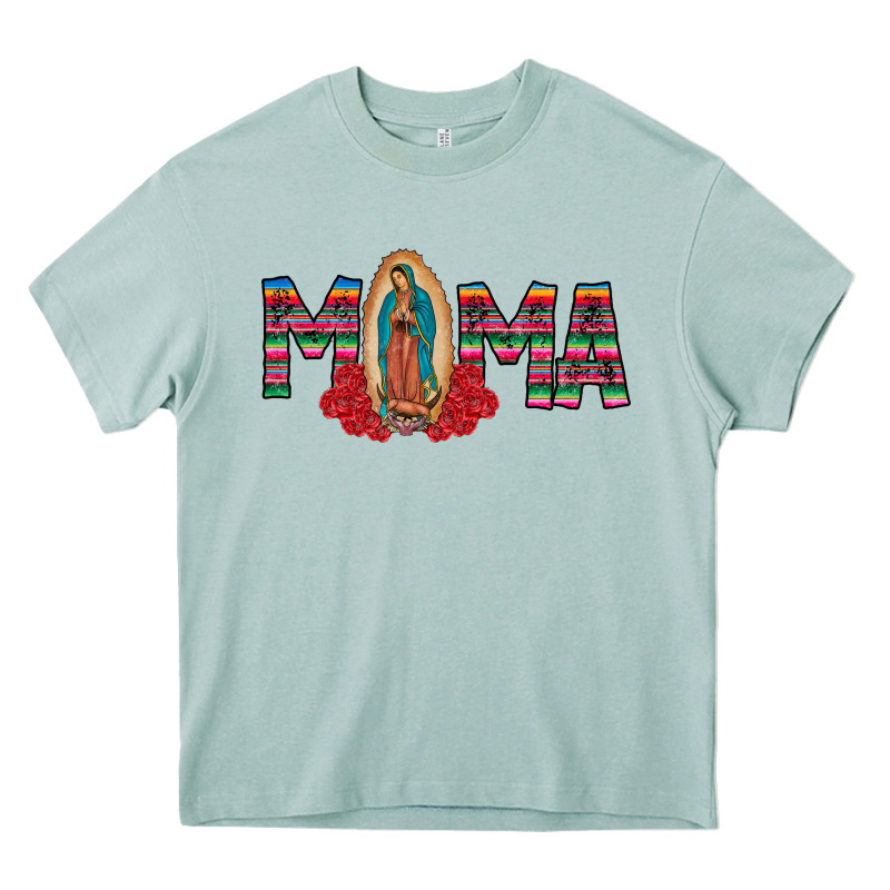 Mama Our Lady Heavy Core Tee by CowhideDigitalArt | Teevron
