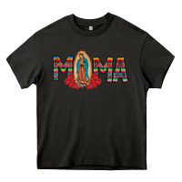 Asphalt Mama Our Lady Heavy Core Tee - CowhideDigitalArt