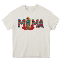 Cream Mama Our Lady Heavy Core Tee - CowhideDigitalArt