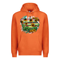 Carrot Iowa State Map Premium Hoodie - RanaPortraitStore