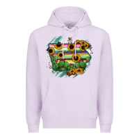 Lilac Iowa State Map Premium Hoodie - RanaPortraitStore