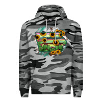 Slate Camo Iowa State Map Premium Hoodie - RanaPortraitStore