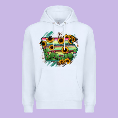 Iowa State Map Premium Hoodie Designed By Ranaportraitstore