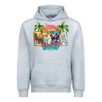 Heather Grey mama bear summer Urban Hoodie - Zillion Design Studio