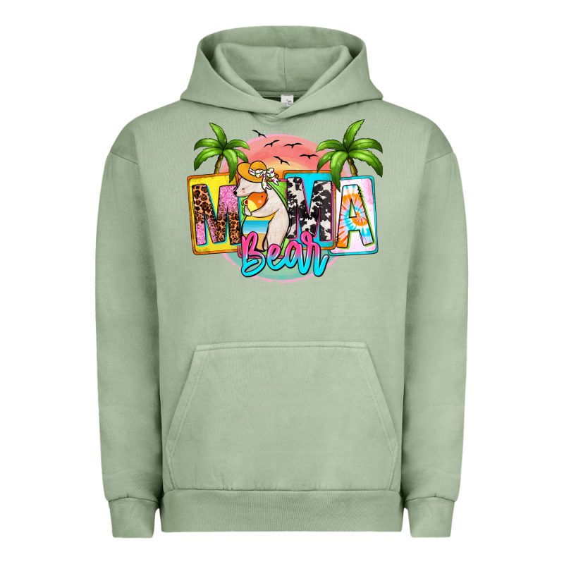 Mama Bear Summer Urban Hoodie by Zillion Design Studio | Teevron