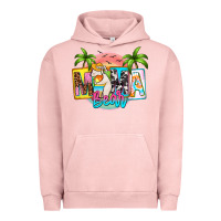 Pigment Salmon mama bear summer Urban Hoodie - Zillion Design Studio