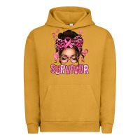 Pigment Peanut Butter breast cancer survivor afro messy bun Urban Hoodie - texasbilliewilder