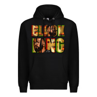 Black Black king juneteenth Premium Hoodie - Zillion Design Studio