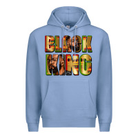 Colony Blue Black king juneteenth Premium Hoodie - Zillion Design Studio